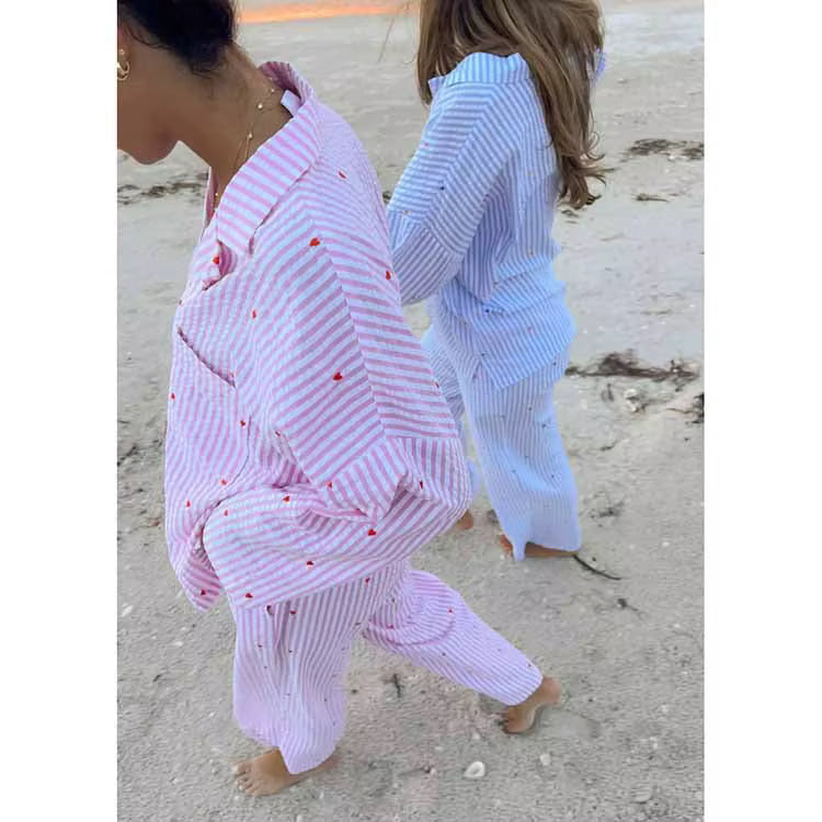 Moon Kissed Heart Pyjama Set
